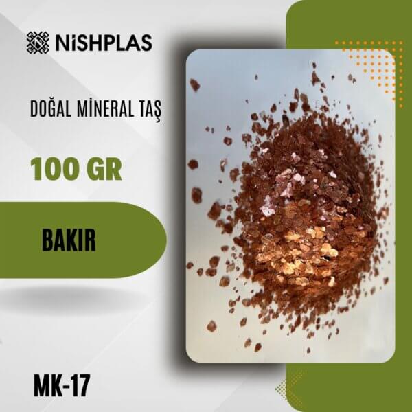 Nishplas Doğal Mineral Taş - Bakır - MK-17