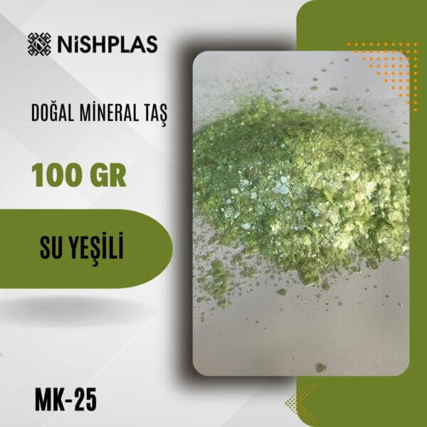 Nishplas Doğal Mineral Taş - Su Yeşili - MK-25